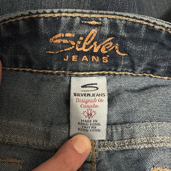 Women’s Silver Jeans Size 30 (10) “Tina” Flared Leg Denim Jeans - Picture 3 of 7